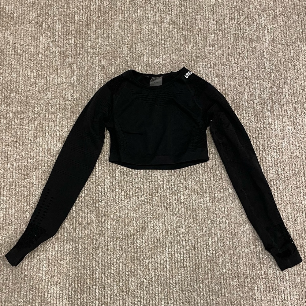 Gymshark workout top long sleeve. Size S.